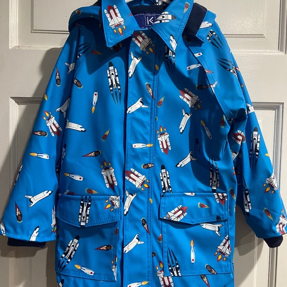 Korango Boys Spaceship Raincoat - Picture 1 of 5